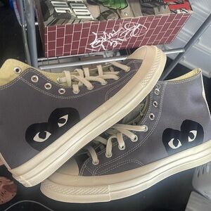 Brand new size 10 converse x Comme des garcons